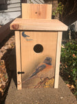 Bluebird House with Logo of Bluebird Fencing, LLC Qty 1 each