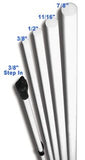 1/2" SunGUARD II Fiberglass Fence Post Qty 1 each