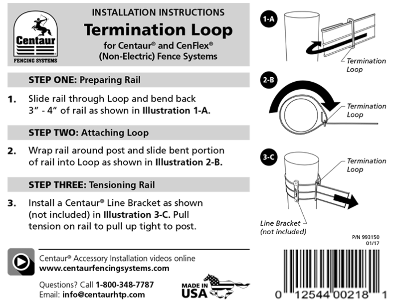 Terminator Loop Qty 1 each – Bluebird Fencing
