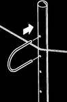11/16" SunGUARD II Fiberglass Fence Post Qty 1 each
