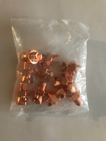 Copper Split Bolts Qty 10 each